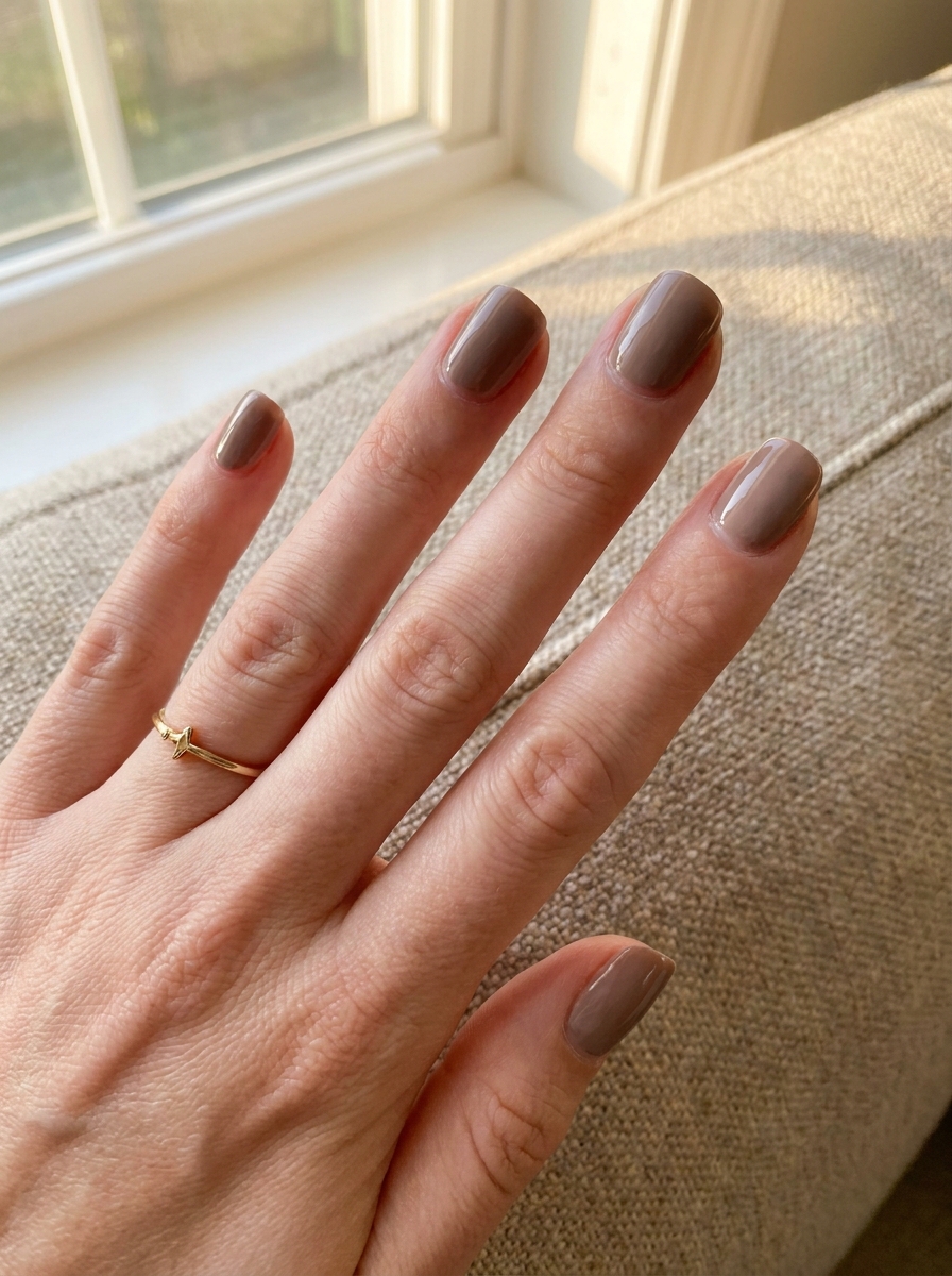 Taupe Brown Nails – gepflegte Nagelidee 2026